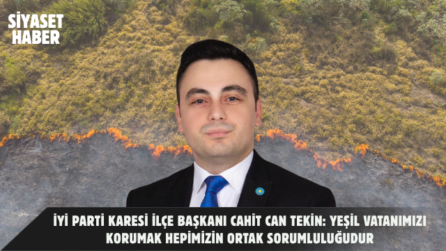 İYİ Parti Karesi İlçe Başkanı Cahit Can Tekin, Sındırgı’da bir
