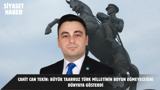 İYİ Parti Karesi İlçe Başkanı Cahit Can Tekin, 26 Ağustos