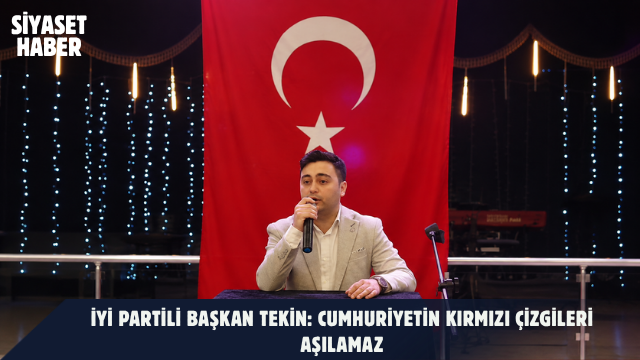 İYİ Parti Karesi İlçe Başkanı Cahit Can Tekin, TBMM gündemine