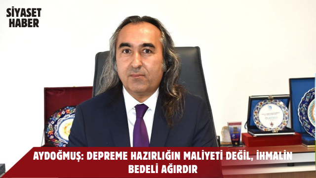 Mali Müşavir Ömer Aydoğmuş, 17 Ağustos 1999 Marmara Depremi’nin 27’nci