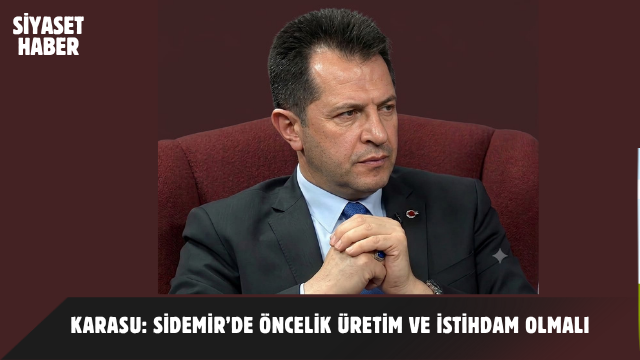 İYİ Parti Sivas İl Başkanı Volkan Karasu, Sivas Demir Çelik