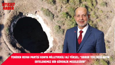 Yeniden Refah Partisi Konya Milletvekili Ali Yüksel, AFAD tarafından yürütülen