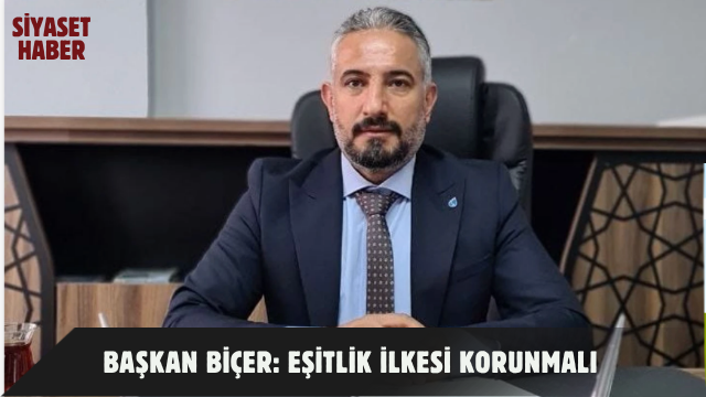 DEVA Partisi Elazığ İl Başkanı Fetih Ahmet Biçer, “Millî Dayanışma